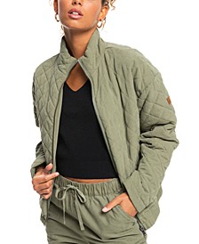 Juniors' Path to Paradise Quilted Jacket