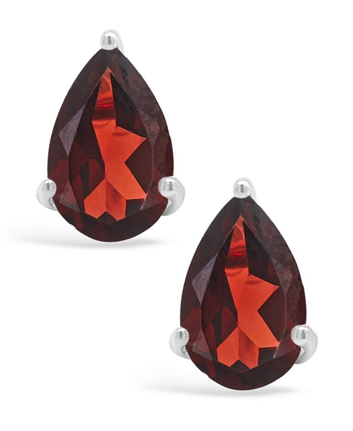 Macys garnet earrings Clearance