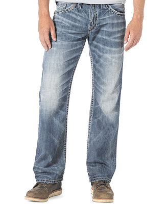 Silver Jeans Co. Men's Zac Relaxed Fit Straight Jeans & Reviews - Jeans -  Men - Macy's