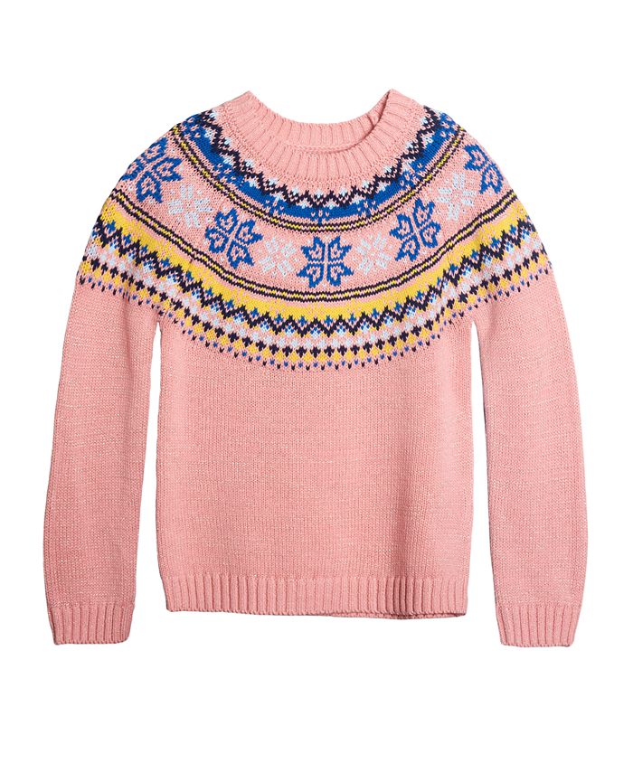Girls fair sale isle sweater