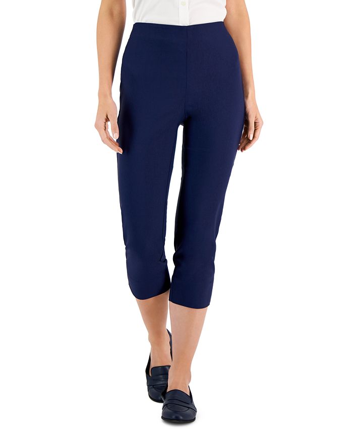 Charter Club Women's Chelsea Pull-On Tummy-Control Capris, Created for  Macy's - Macy's