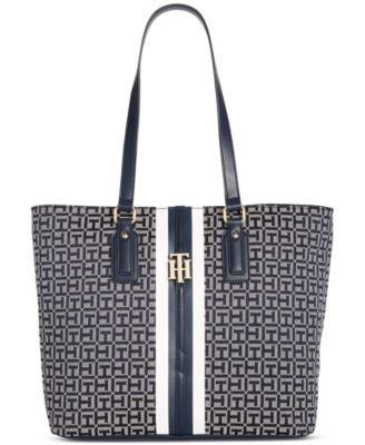 Tommy Hilfiger - Jaden Plus Signature Monogram Large Tote