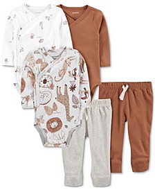 Baby Neutral Side-Snap Bodysuits & Pants Separates