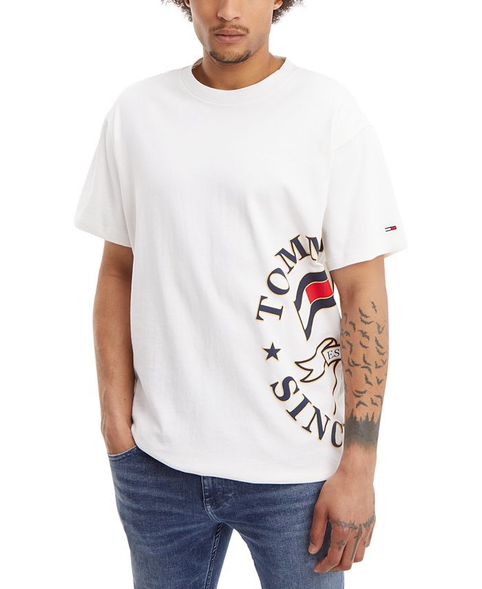 tælle Anden klasse vedholdende Tommy Hilfiger Men's Modern Side Logo T-Shirt - Macy's