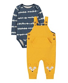 Boys Overall and Bodysuit, 2 Piece Set