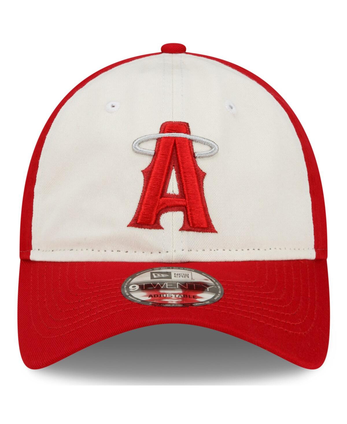 Men's New EraLos Angeles Angels City Connect 9TWENTY Adjustable Hat - Red