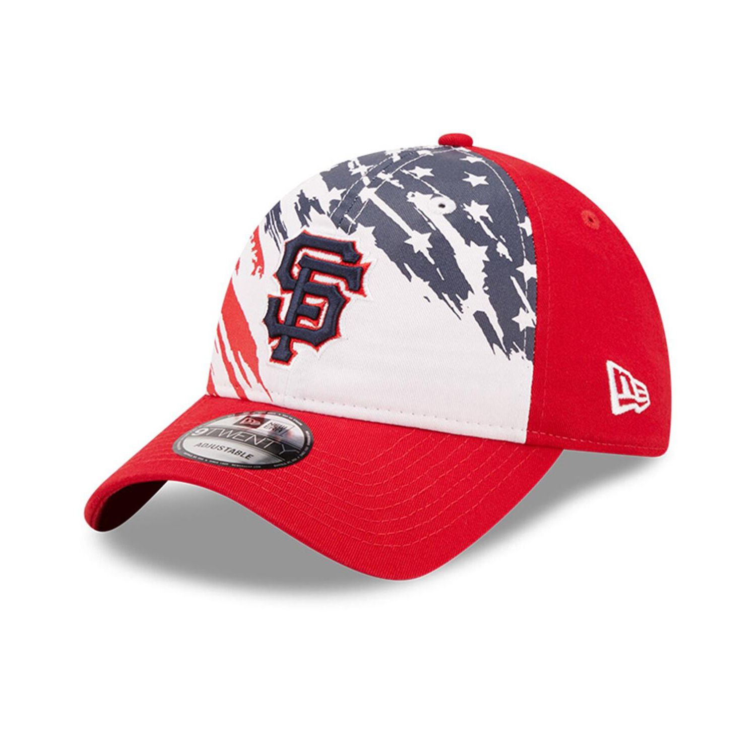 Men's Red San Francisco Giants 2022 4Th Of July 9TWENTY Adjustable Hat