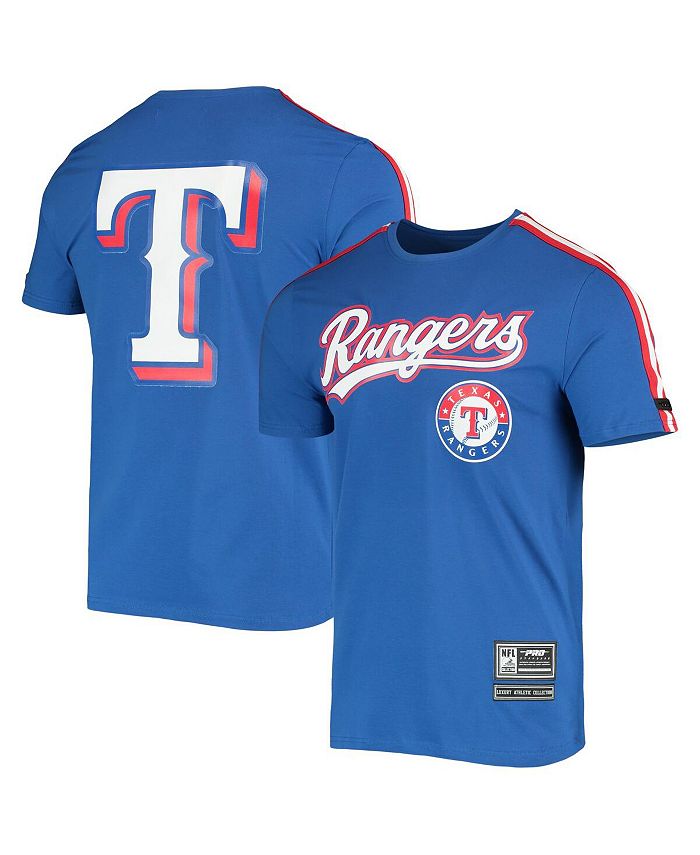 Pro Standard Men's Royal Texas Rangers Taping T-shirt - Macy's