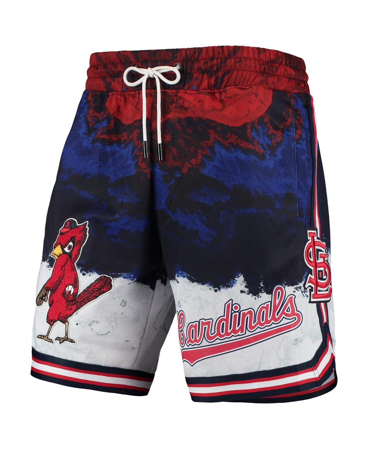 Men's Pro Standard St. Louis Cardinals Red White and Blue Shorts