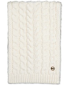 Women's Moving Cables Knit Scarf
