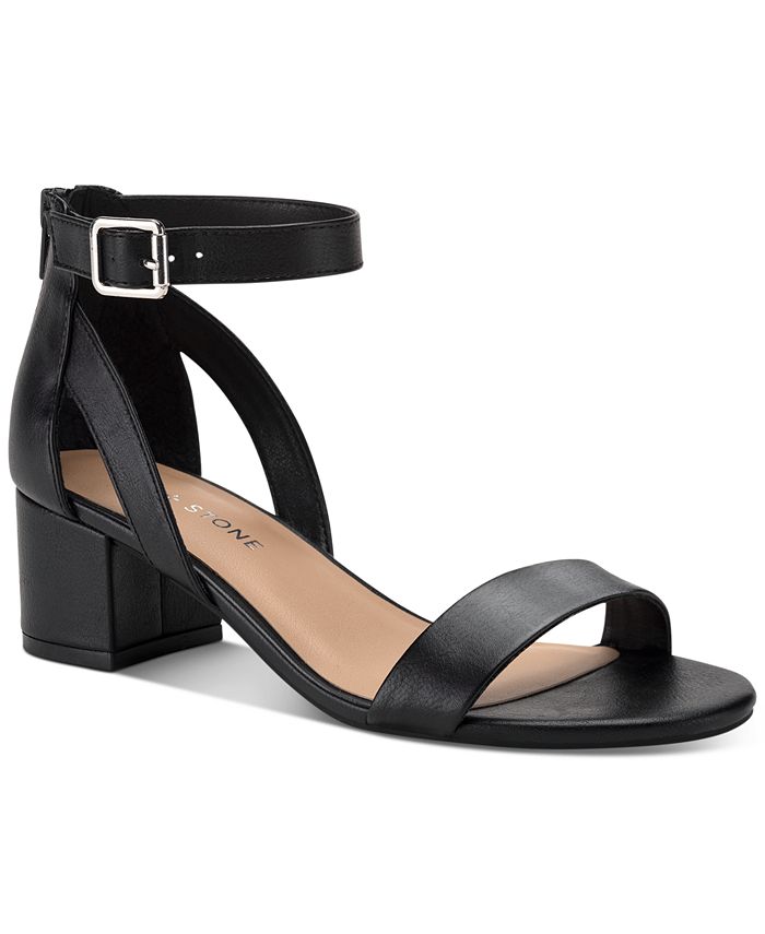 Sun + Stone Jackee Dress Sandals, Created for Macy's - Black - Size 9M