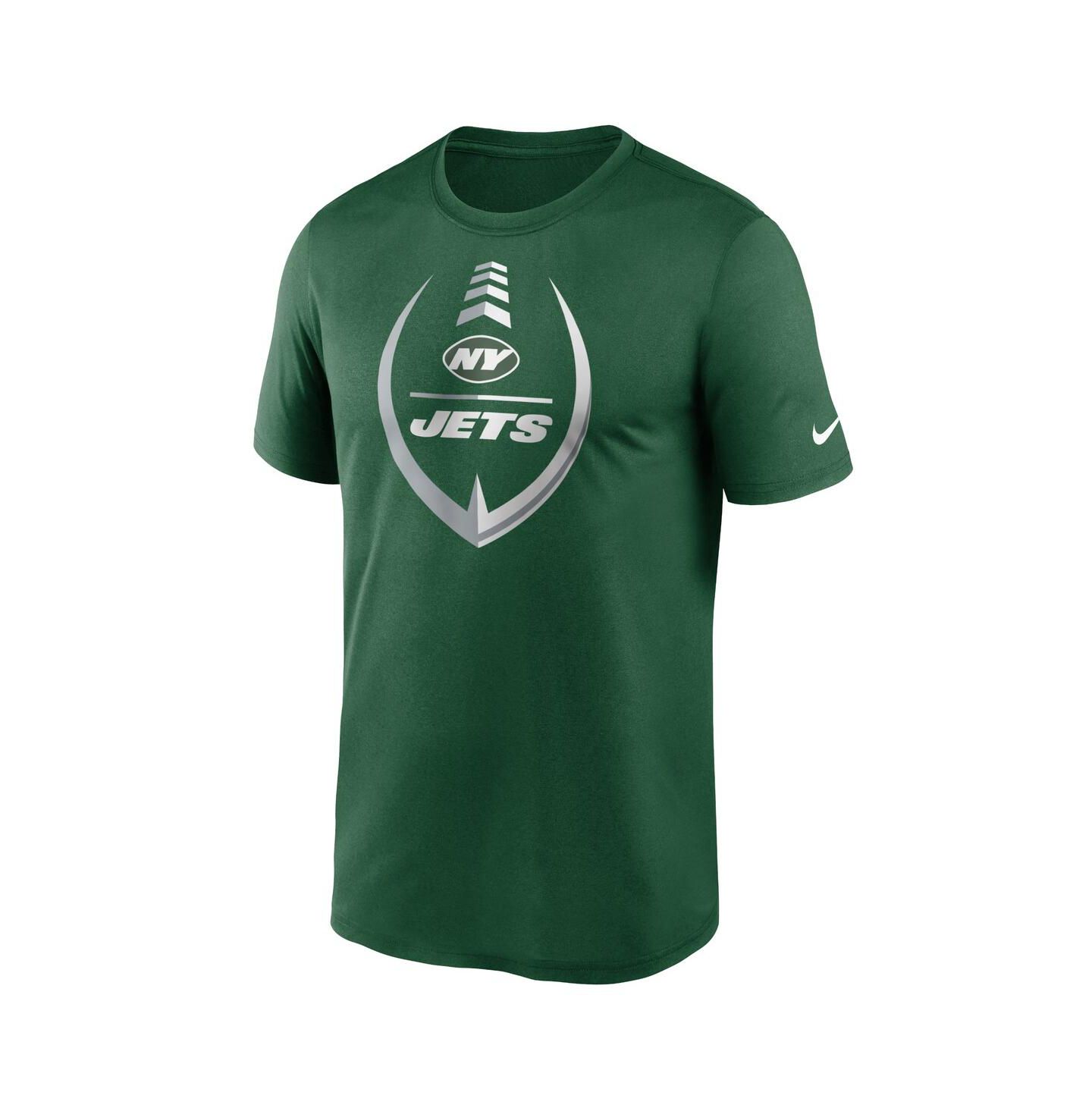 Мужская футболка Nike Green New York Jets Icon Legend Performance — фото 4