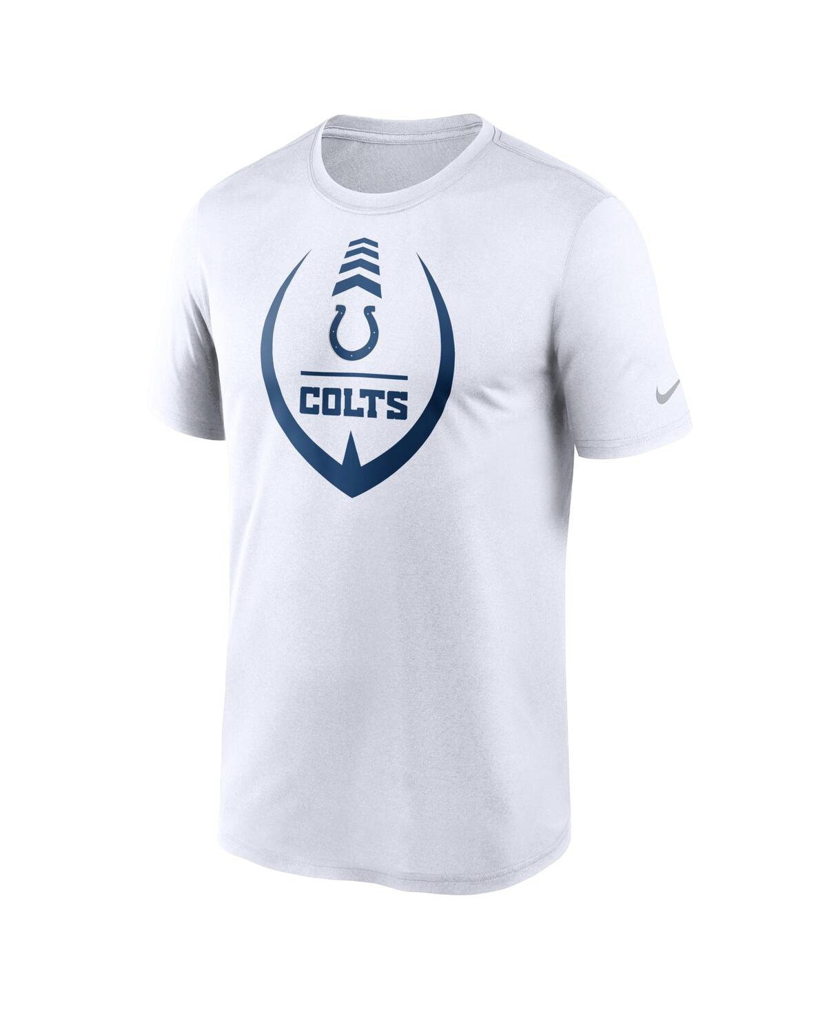 Shop Nike Men's  White Indianapolis Colts Icon Legend Performance T-shirt