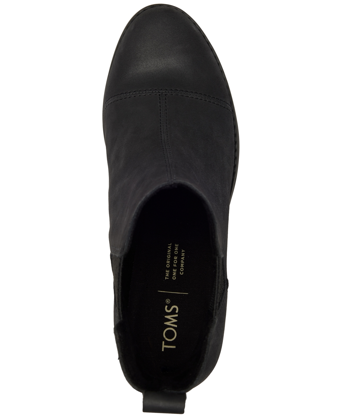 Shop Toms Women's Everly Block-heel Booties In Tan Oiled Nubuck