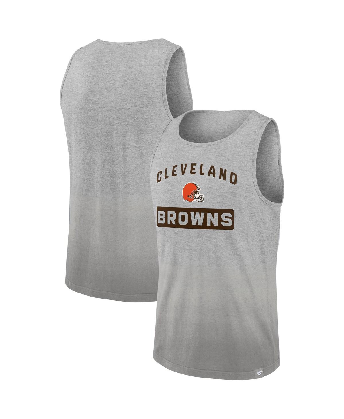 Shop Fanatics Men's  Heathered Gray Cleveland Browns Our Year Tank Top