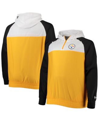 New Era Men's Black, Gold Pittsburgh Steelers Big and Tall League Raglan  Long Sleeve T-shirt - Macy's