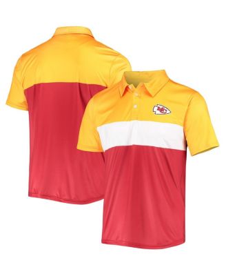 Lids San Francisco 49ers MSX by Michael Strahan Challenge Color Block  Performance Polo - Gold/Scarlet