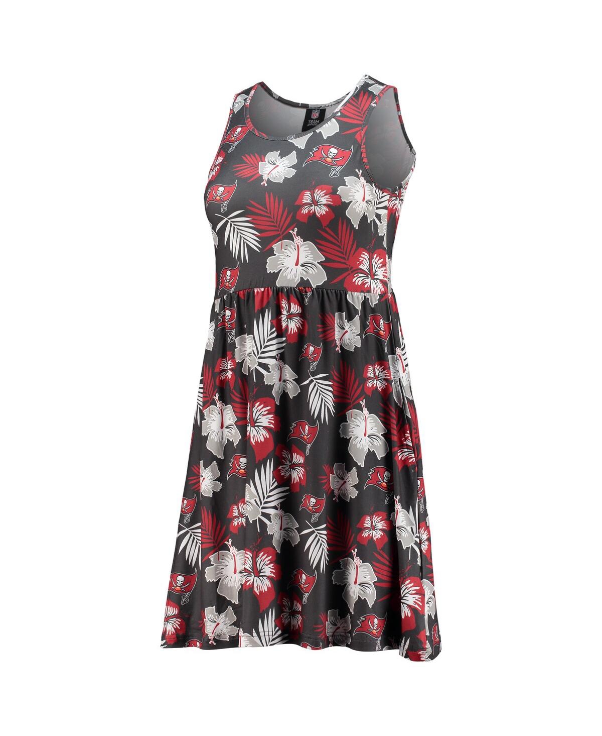 Shop Foco Women's  Red Tampa Bay Buccaneers Floral Sundress