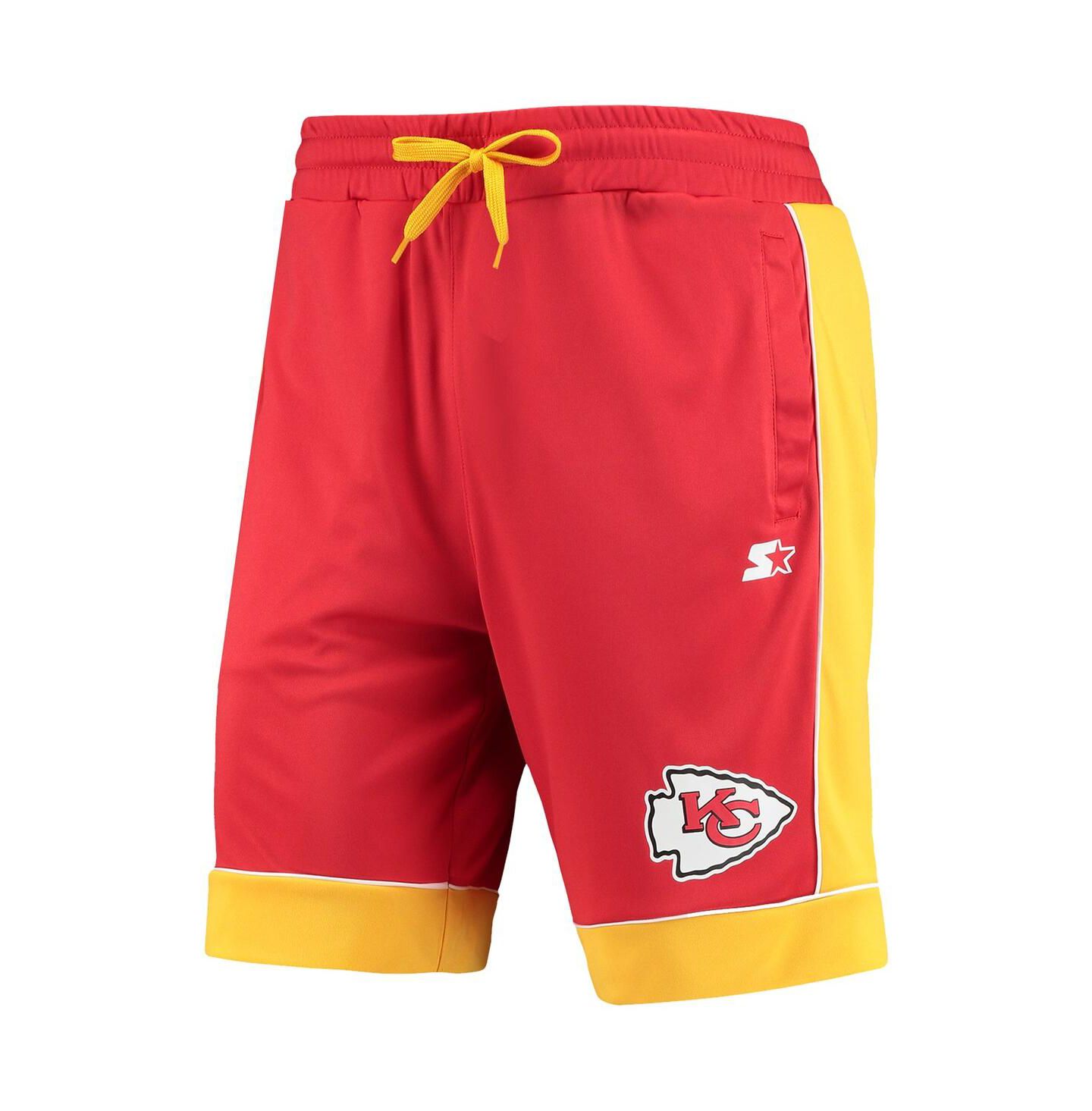 Мужские шорты Starter Red, Gold Kansas City Chiefs Fan Favorite Fashion — фото 3