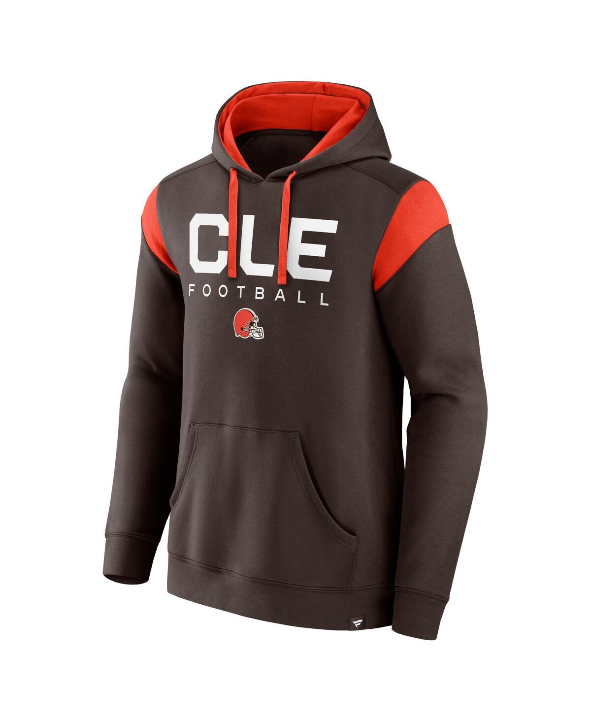 Fanatics Branded Brown Cleveland Browns Call The Shot Pullover Hoodie In Brown