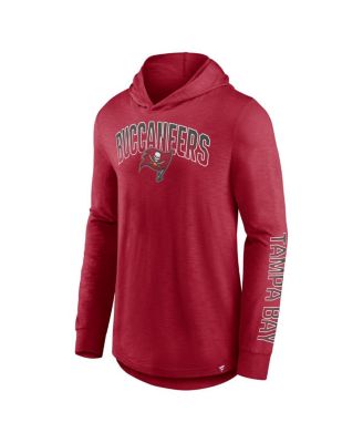 Men's Red Tampa Bay Buccaneers Front Runner Pullover Hoodie