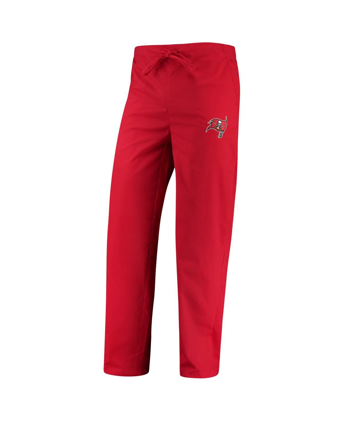 Shop Concepts Sport Men's  Red Tampa Bay Buccaneers Scrub Pants