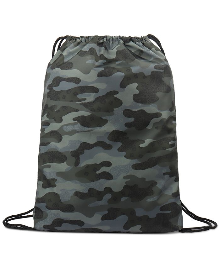Sun + Stone Men's Camo Drawstring Bag, Created for Macy's Macy's