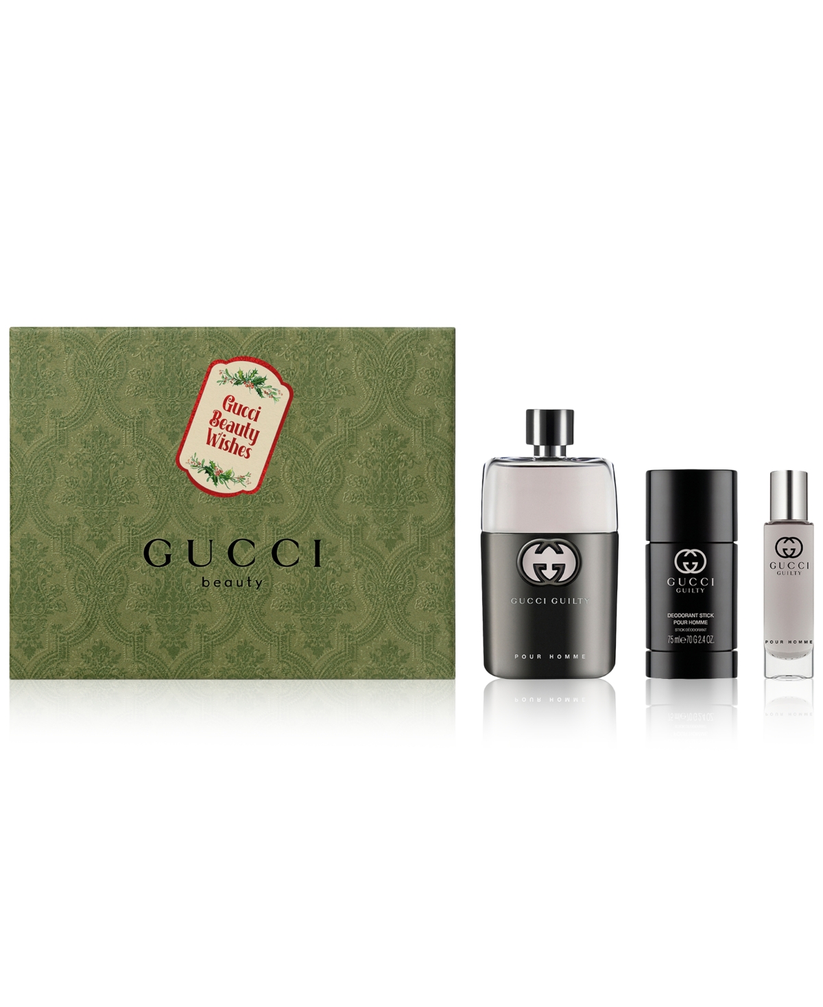 Gucci guilty sale for men set