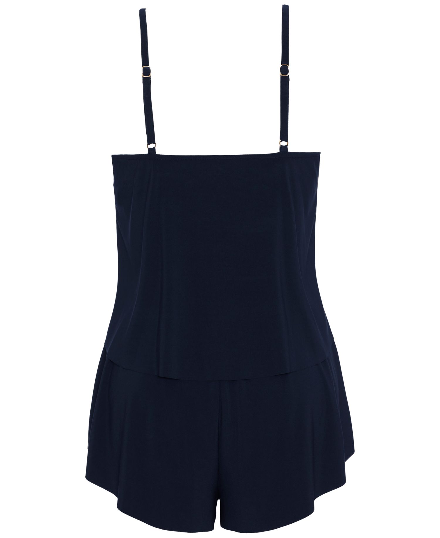 Women's Tummy Control Romper-Style One-Piece Swimsuit