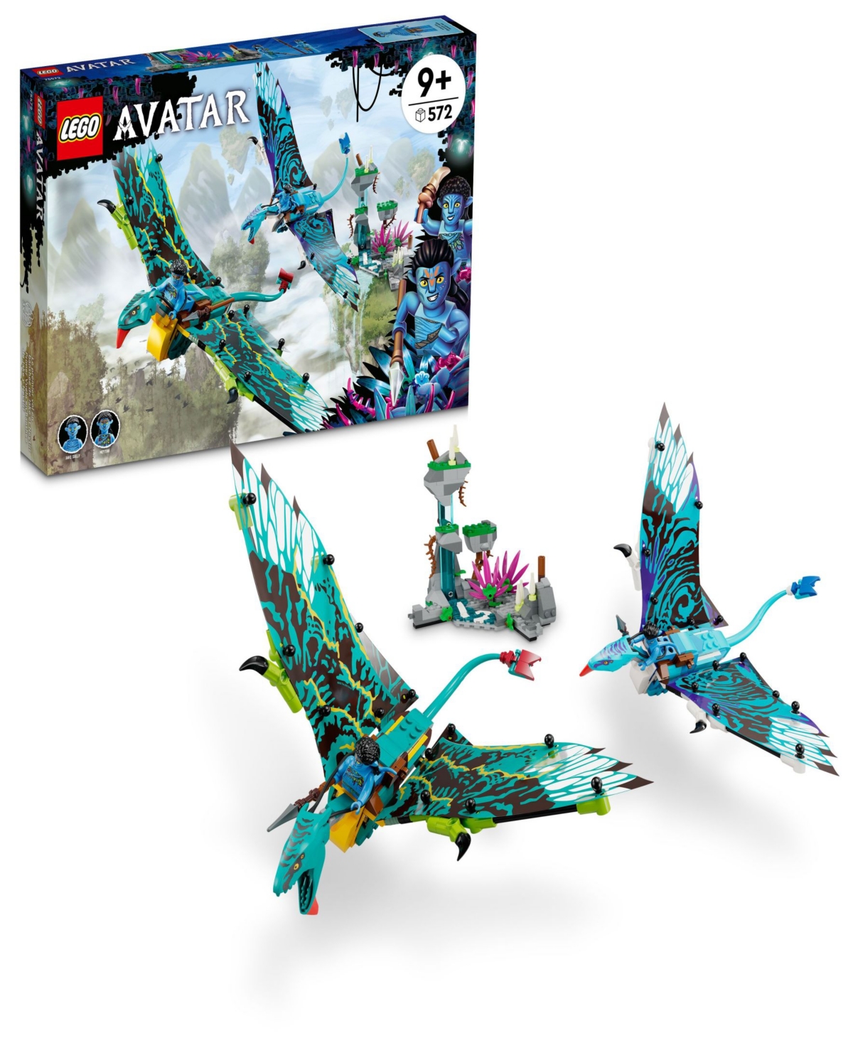 Lego Avatar Jake Neytiri's First Banshee Flight 75572 Toy Building Set In Multicolor
