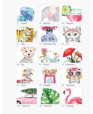 Watercolor the Easy Way - Step-By-Step Tutorials for 50 Beautiful Motifs Including Plants, Flowers, Animals & More by Sara Berrenson