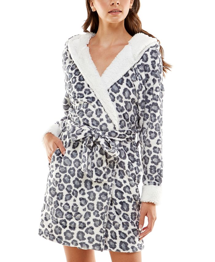 Roudelain Women's Deluxe Touch Hooded FleeceLined Robe & Reviews All