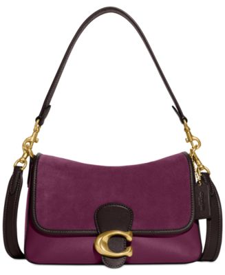 COACH Suede Soft Tabby Shoulder Bag with Convertible Straps & Reviews ...