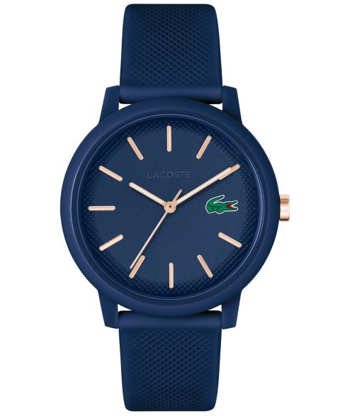 Мужские часы Lacoste L.12.12 Navy Silicone Strap Watch 42mm