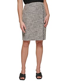 Women's Tweed Pencil Skirt