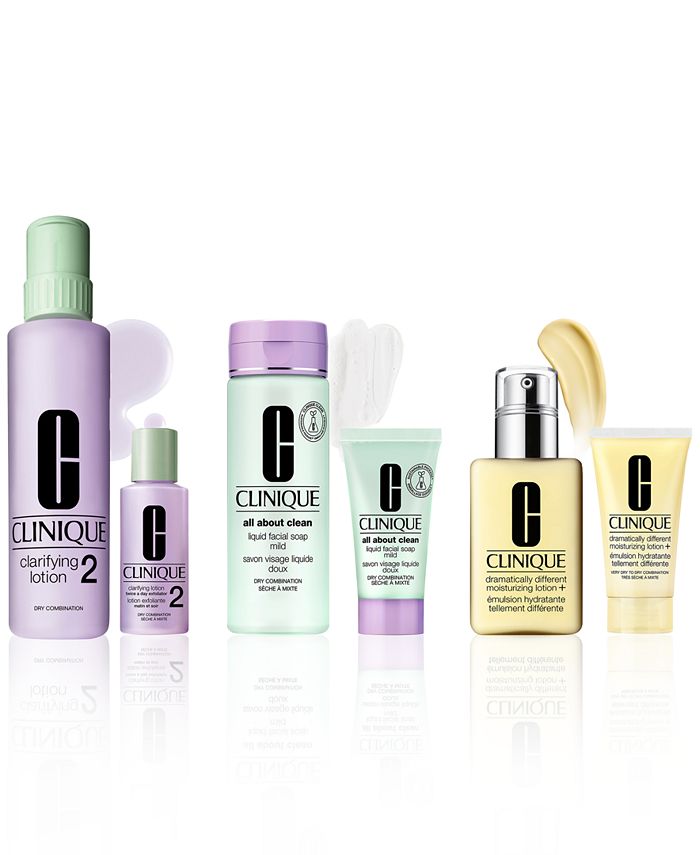 Clinique 6Pc. Great Skin Everywhere Skincare Set Dry Combination
