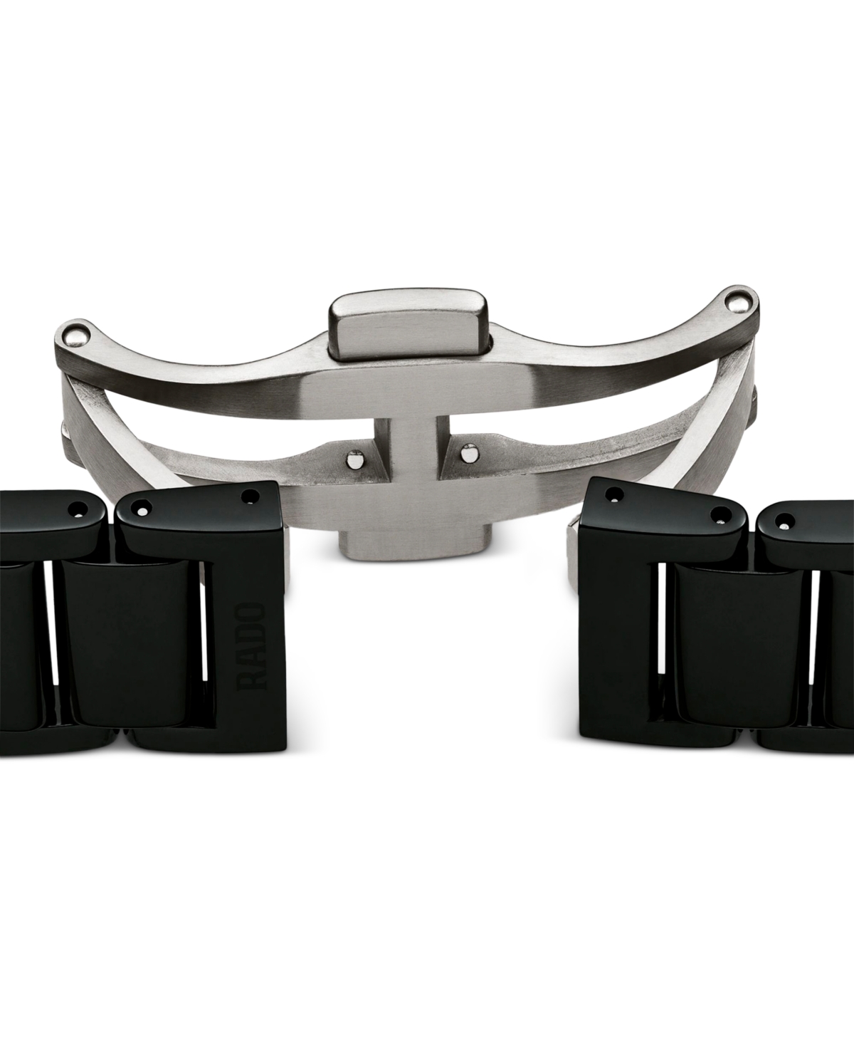Rado Unisex Swiss Automatic True Secret Black Ceramic Bracelet Watch 40mm In No Color