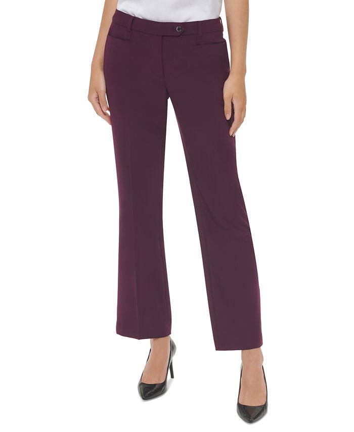Calvin Klein Women's Modern Fit Trousers - Macy's