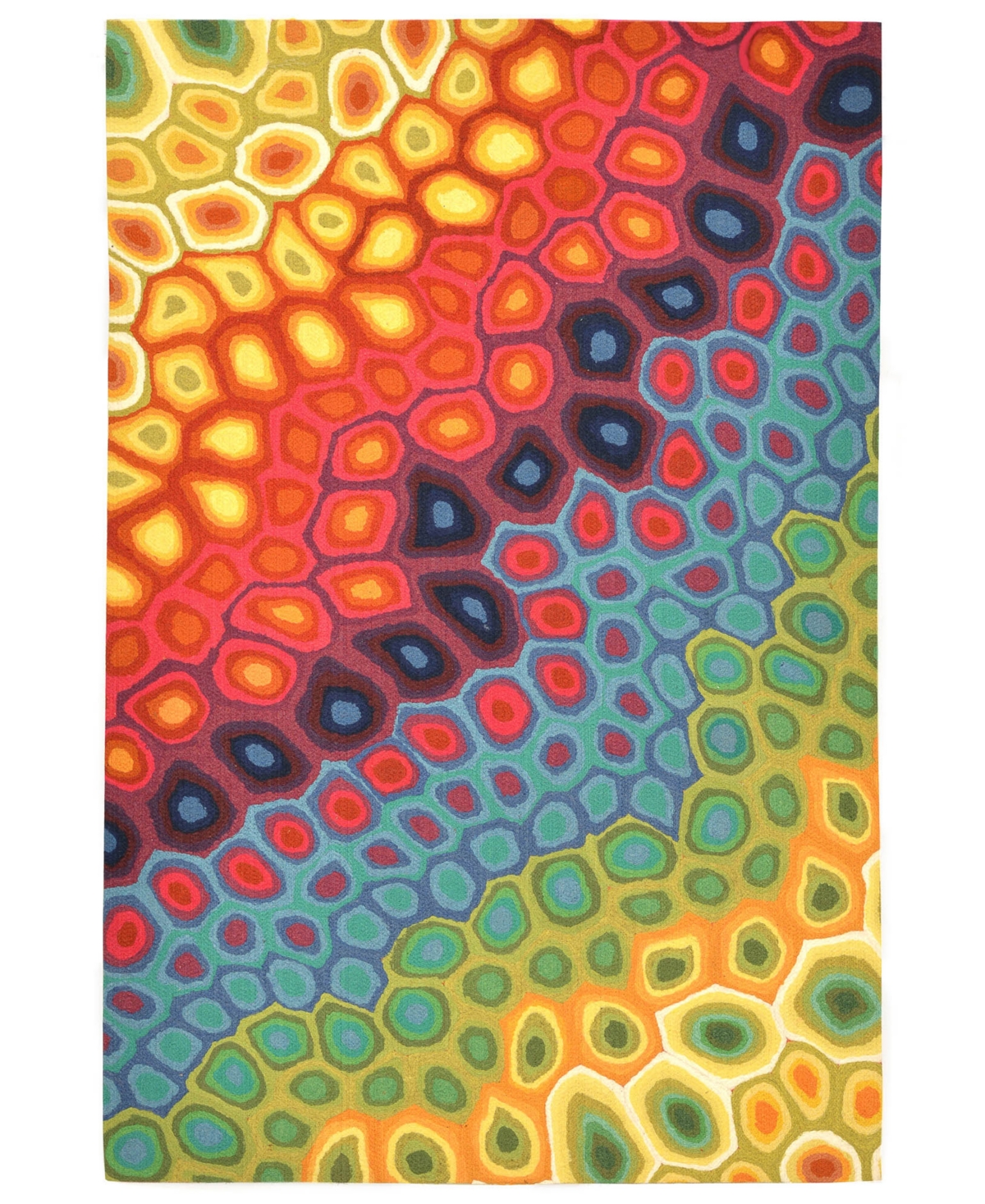 Liora Manne Visions Iv Pop Swirl 2' X 3' Outdoor Area Rug In Multi