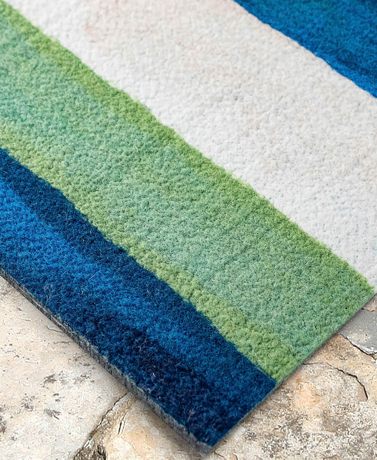 Liora Manne' Visions Ii Painted Stripes Outdoor Area Rug