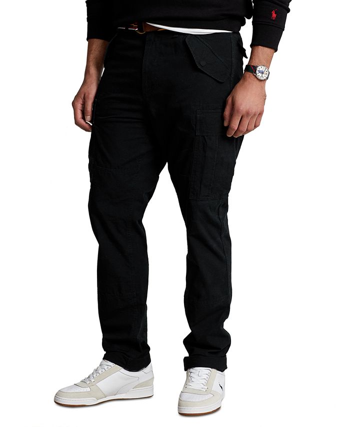 Polo Ralph Lauren Men's Classic Tapered Fit Canvas Cargo Pants ...