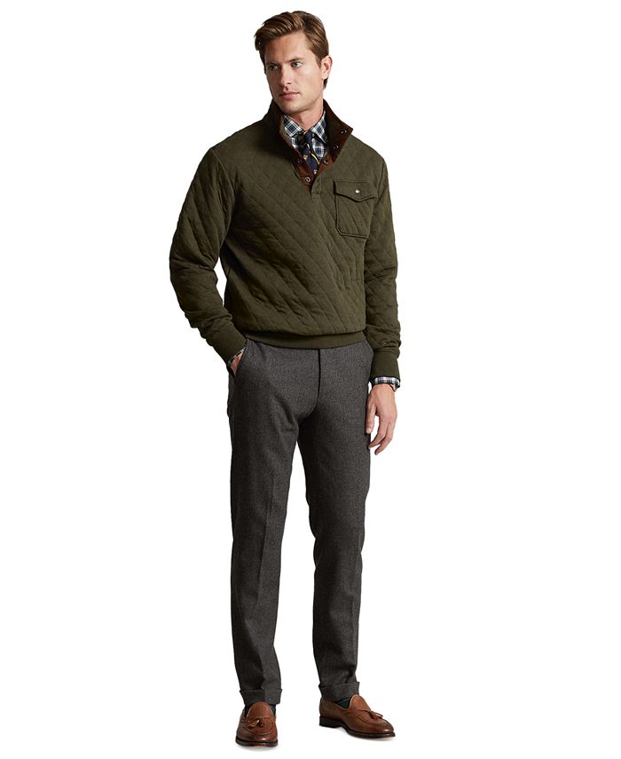 Polo Ralph Lauren Men's Quilted Luxury Jersey Pullover Macy's