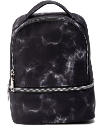 I.N.C. International Concepts Karissaa Faux Leather Small Backpack, Created for Macy's - Black Glaze