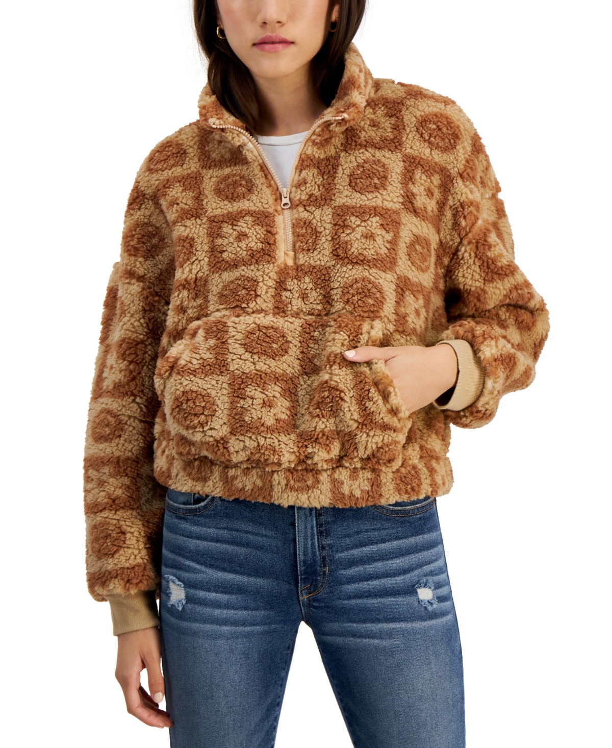 Sherpa pullover juniors hot sale