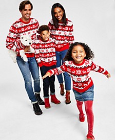 Nordic Fair Isle Family Sweater, Created for Macy's