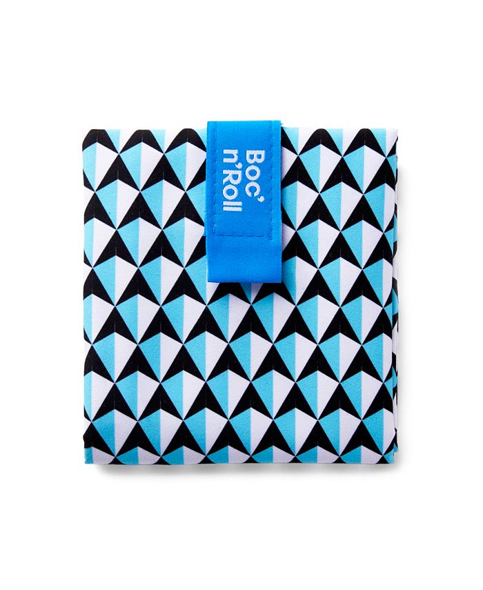 Portamerenda Bambina Scuola Roll'Eat ® | Pacchetto Di 2 Borse Per La Merenda | Porta Panini Con Imballaggio Riutilizzabile, Porta Alimenti Ecologico Senza BPA, Borsa Di Stoffa, Colore Verde & Mela Sacchetto