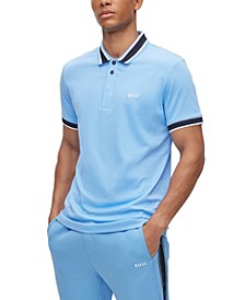 BOSS Men's Interlock-Cotton Slim-Fit Polo Shirt