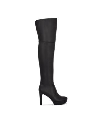 Nine West Women's Gotcha Over The Knee Platform Boots Macy's