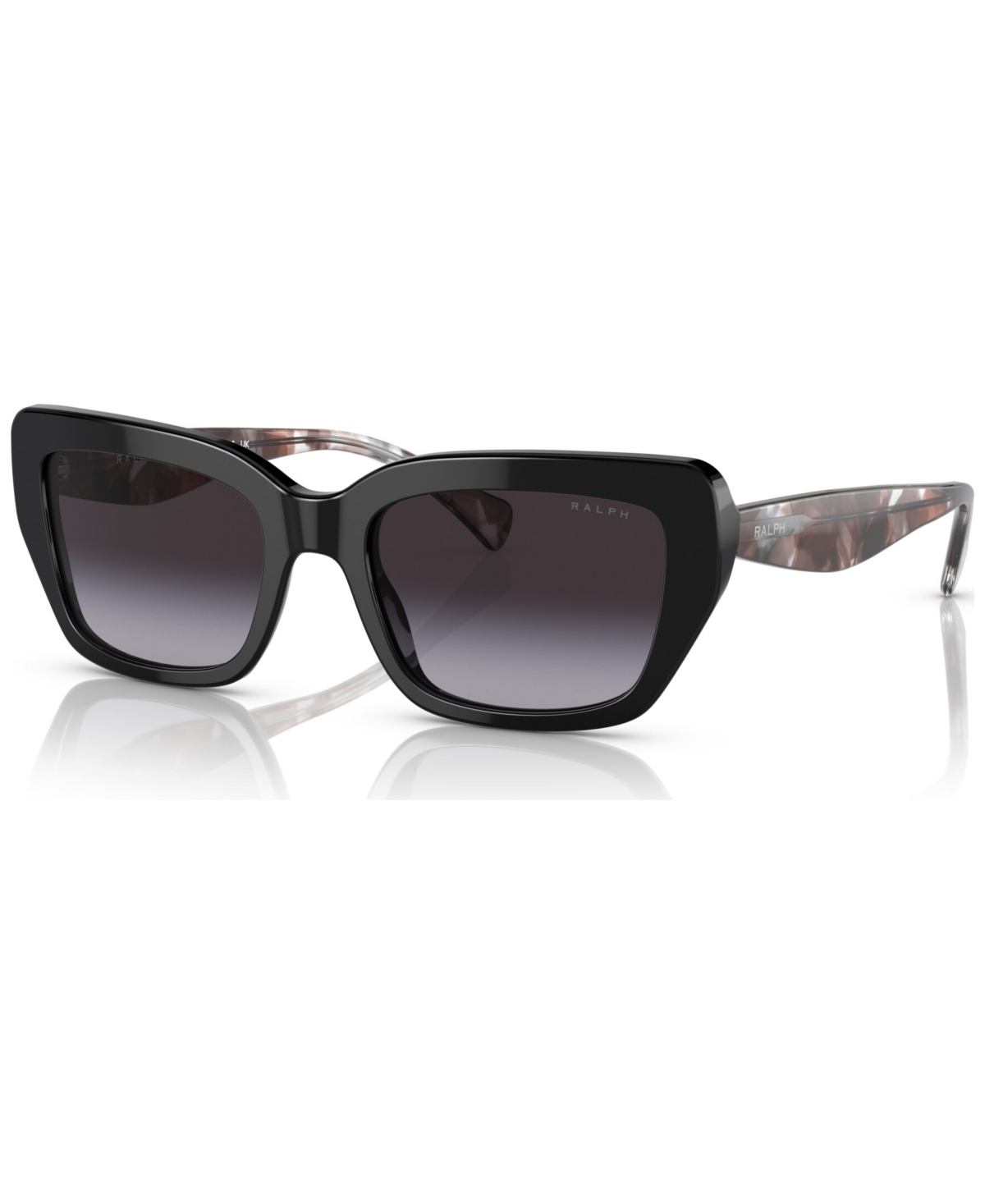 Shop Ralph By Ralph Lauren Women's Sunglasses, Ra529253-y In Shiny Black