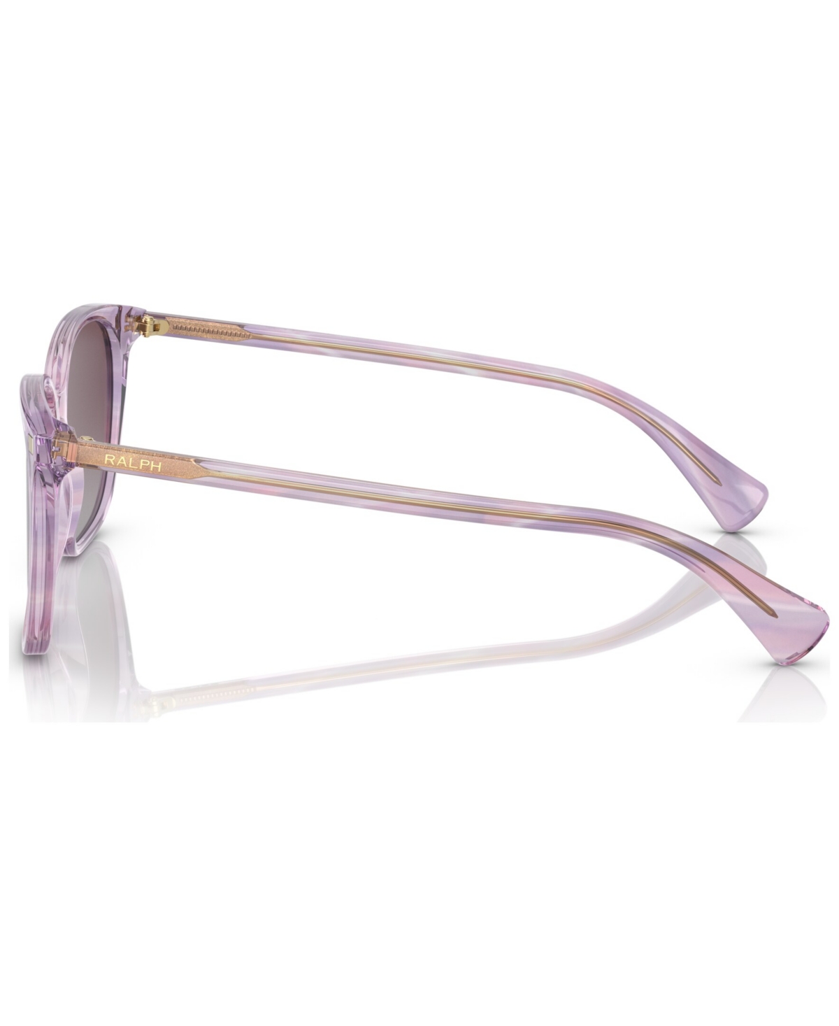 Shop Ralph By Ralph Lauren Women's Polarized Sunglasses, Ra529356-p In Striped Purple